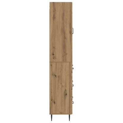 vidaXL Cabinet Set 2 pcs Artisan Oak 66 x 34.5 x 90 cm Engineered Wood