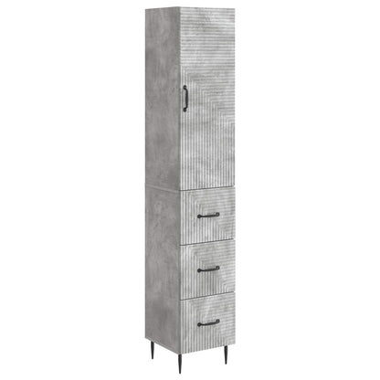 vidaXL Cabinet Set 2 pcs 33 x 34.5 x 90 cm Engineered Wood