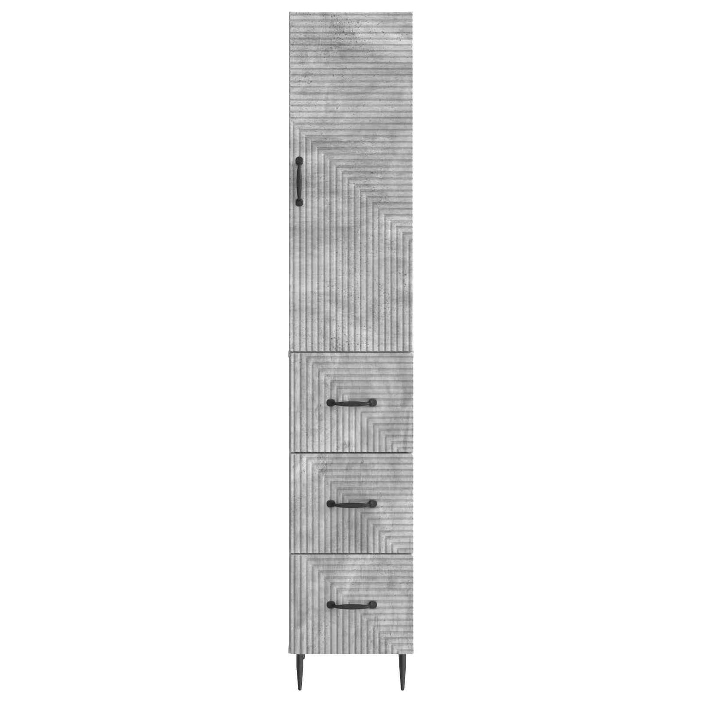 vidaXL Cabinet Set 2 pcs 33 x 34.5 x 90 cm Engineered Wood