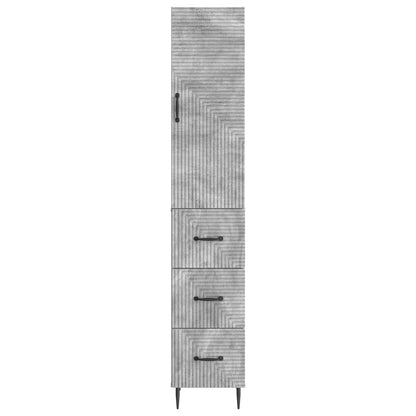 vidaXL Cabinet Set 2 pcs 33 x 34.5 x 90 cm Engineered Wood