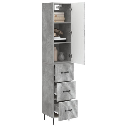 vidaXL Cabinet Set 2 pcs 33 x 34.5 x 90 cm Engineered Wood