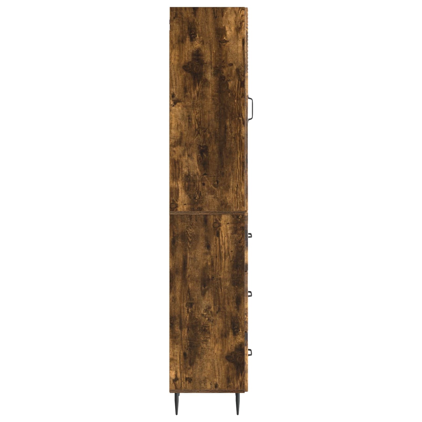 vidaXL Cabinet Set 2 pcs Smoked Oak 33 x 34.5 x 90 cm Engineered Wood