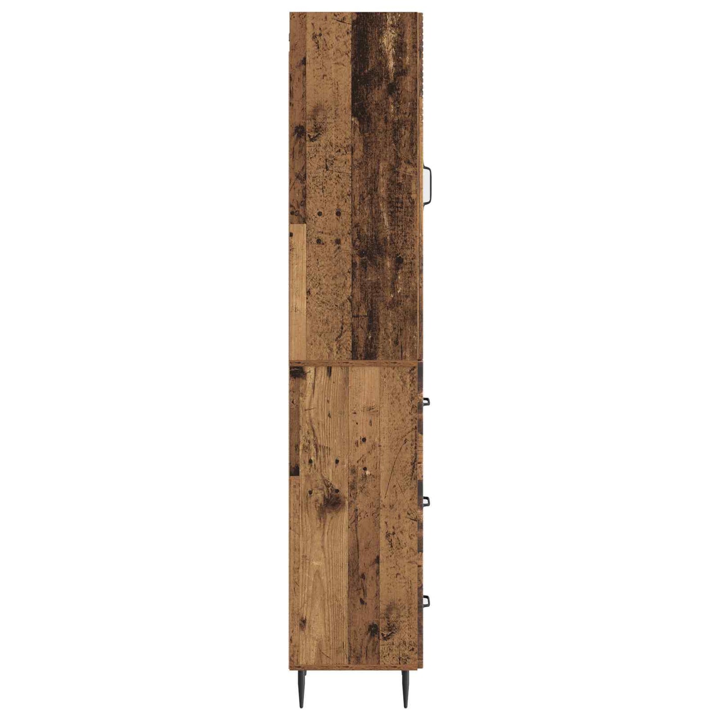 vidaXL Cabinet Set 2 pcs 33 x 34.5 x 90 cm Engineered Wood Old Wood