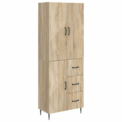 vidaXL Cabinet Set 2 pcs Sonoma Oak Engineered Wood