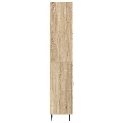 vidaXL Cabinet Set 2 pcs Sonoma Oak Engineered Wood