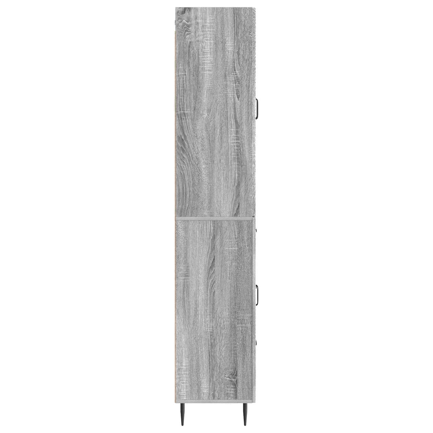vidaXL Cabinet Set 2 pcs Grey Sonoma Engineered Wood