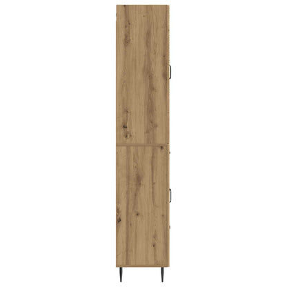 vidaXL Cabinet Set 2 pcs Artisan Oak Engineered Wood