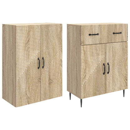 vidaXL Cabinet Set 2 pcs Sonoma Oak Engineered Wood