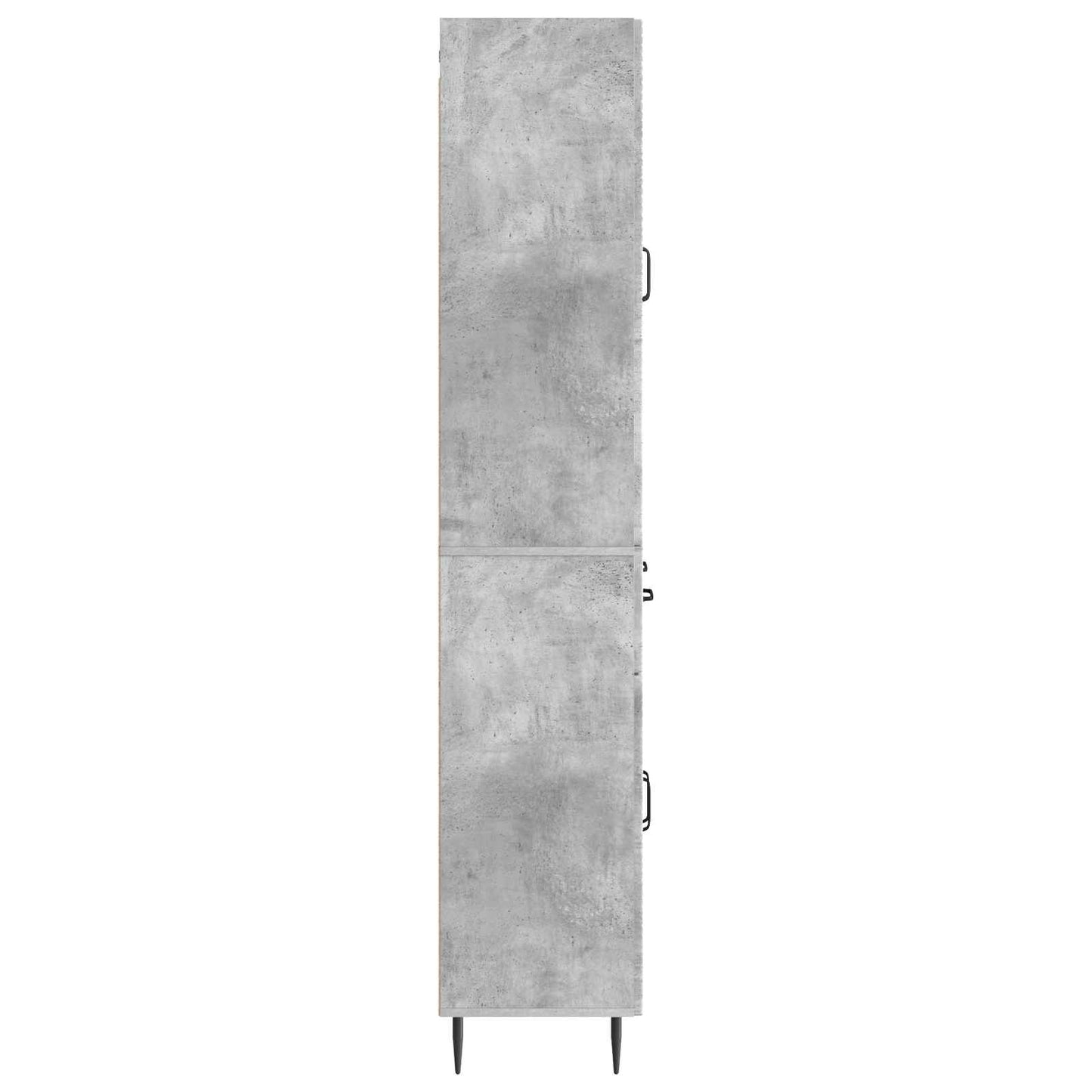 vidaXL Cabinet Set 2 pcs Concrete Grey Engineered Wood
