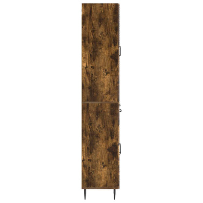vidaXL Cabinet Set 2 pcs Smoked Oak Engineered Wood