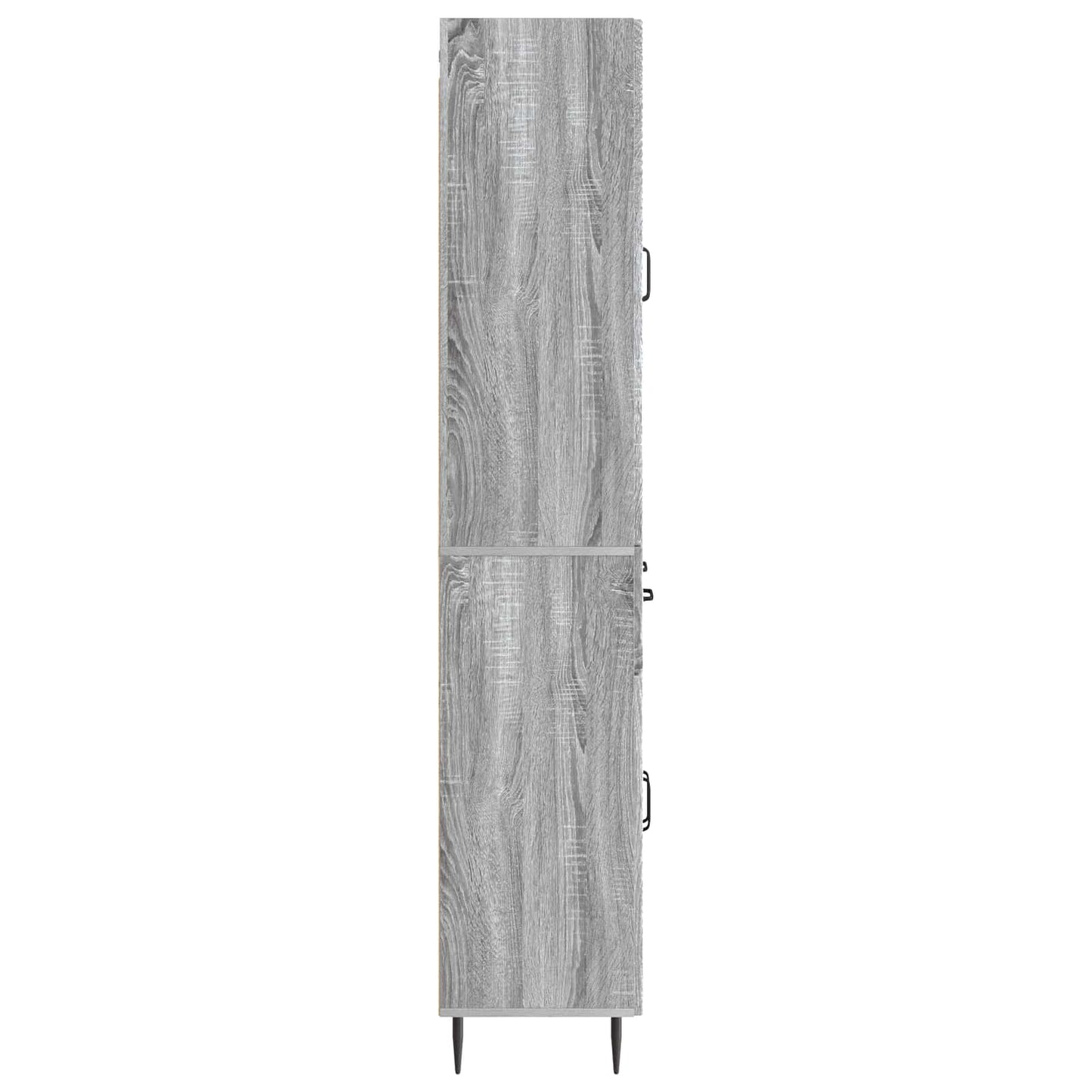 vidaXL Cabinet Set 2 pcs Grey Sonoma Engineered Wood