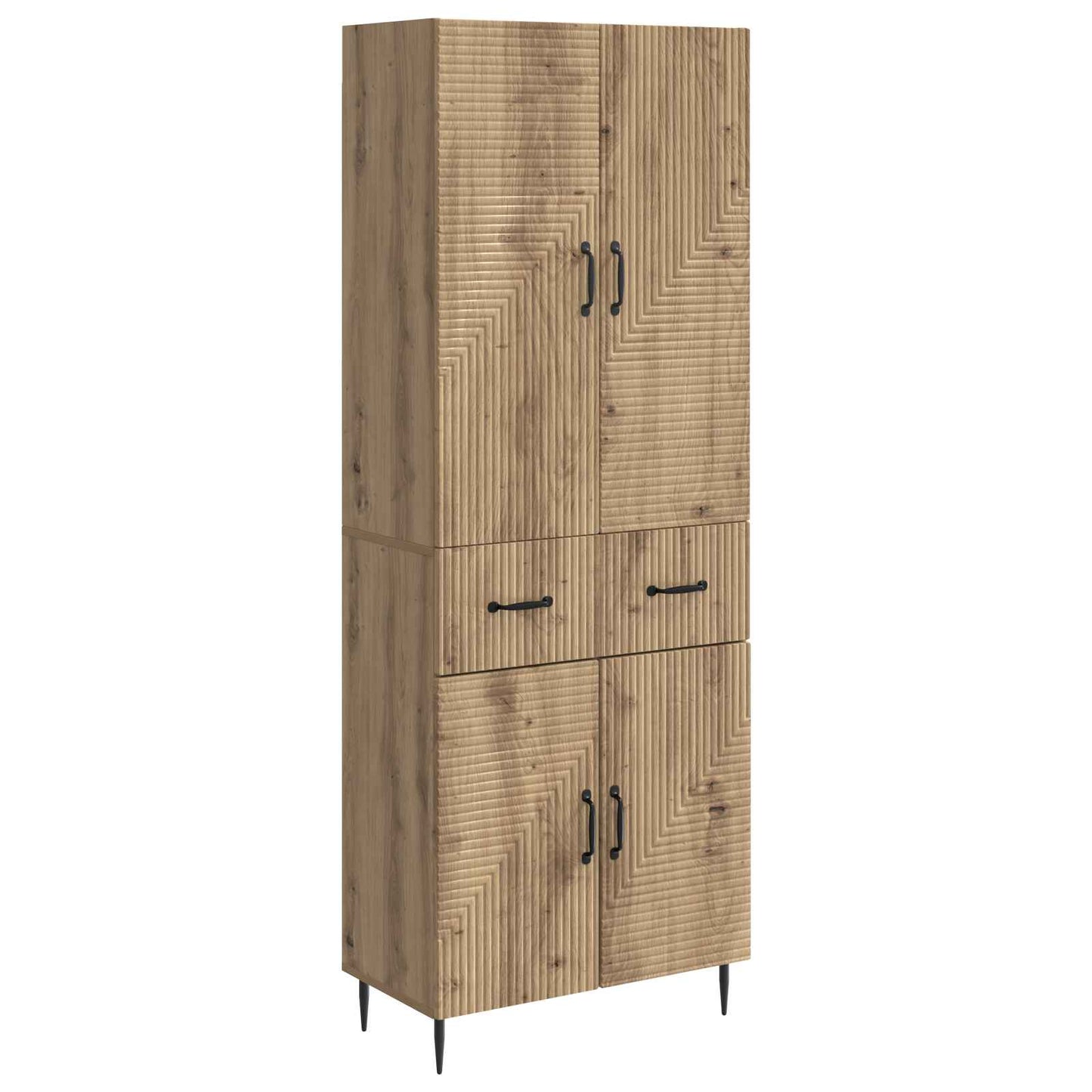 vidaXL Cabinet Set 2 pcs Artisan Oak Engineered Wood