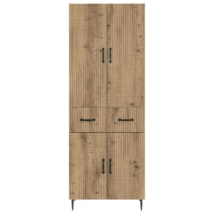 vidaXL Cabinet Set 2 pcs Artisan Oak Engineered Wood