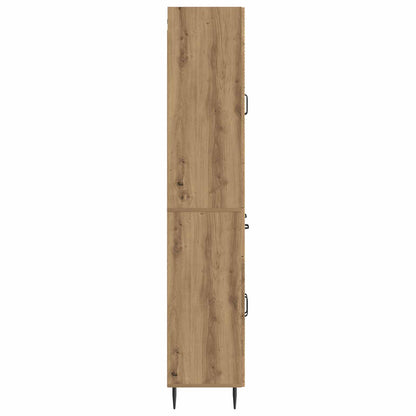 vidaXL Cabinet Set 2 pcs Artisan Oak Engineered Wood