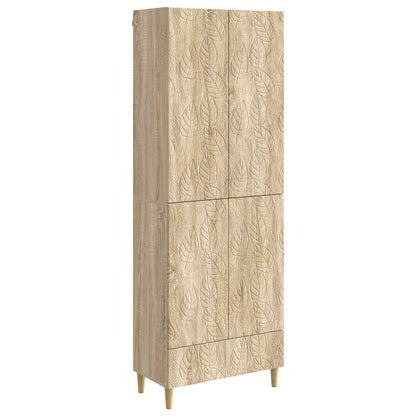vidaXL Cabinet Set 2 pcs Sonoma Oak Engineered Wood