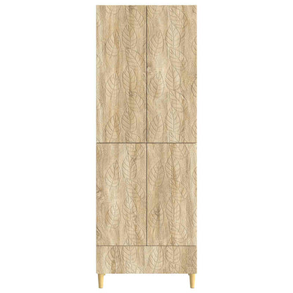 vidaXL Cabinet Set 2 pcs Sonoma Oak Engineered Wood
