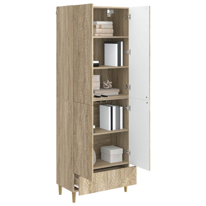 vidaXL Cabinet Set 2 pcs Sonoma Oak Engineered Wood