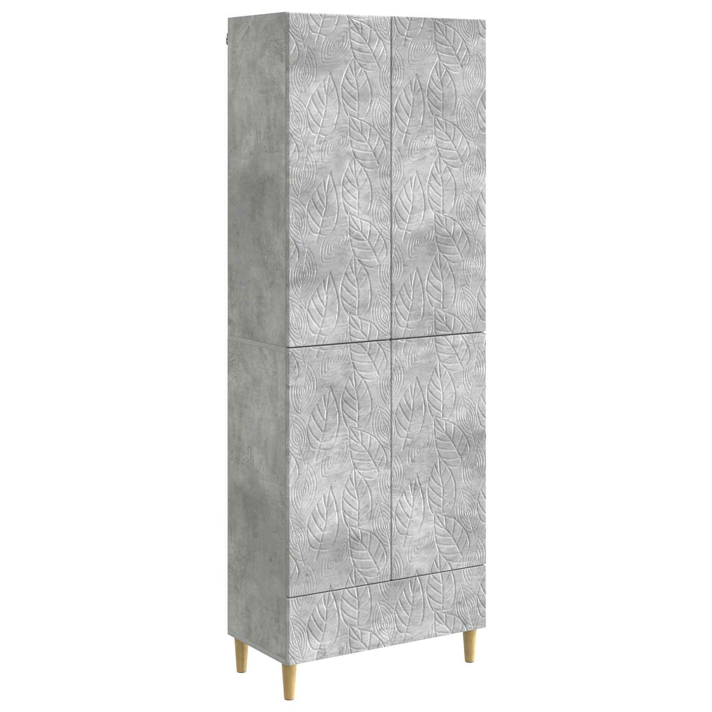 vidaXL Cabinet Set 2 pcs Concrete Grey Engineered Wood