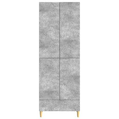 vidaXL Cabinet Set 2 pcs Concrete Grey Engineered Wood