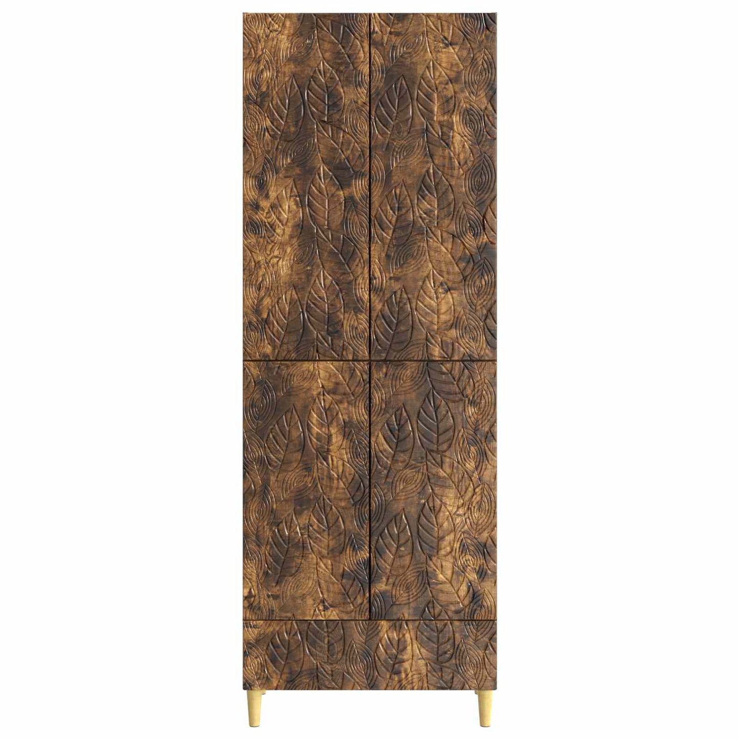 vidaXL Cabinet Set 2 pcs Smoked Oak Engineered Wood