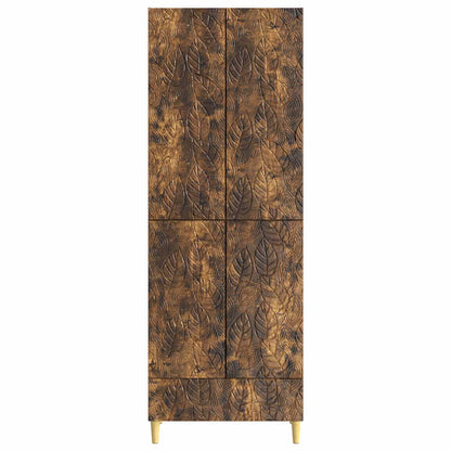 vidaXL Cabinet Set 2 pcs Smoked Oak Engineered Wood