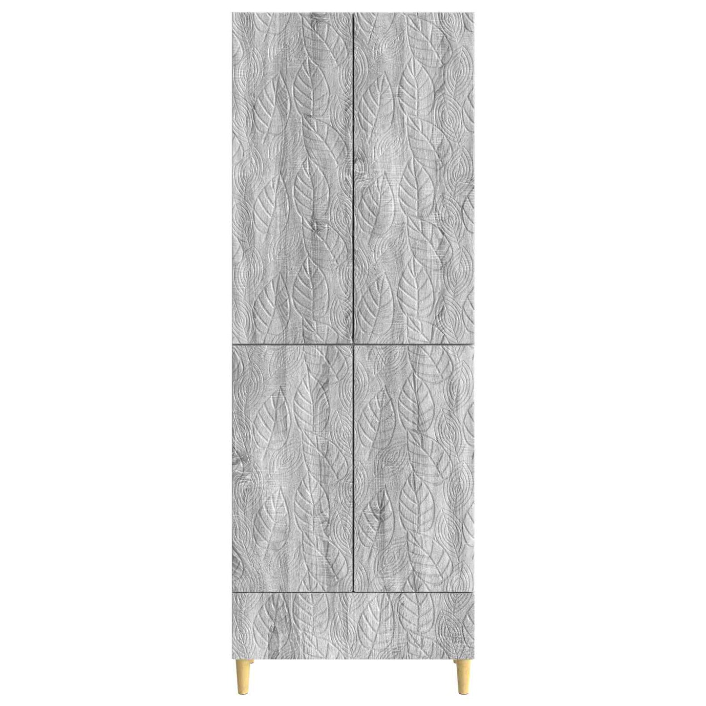 vidaXL Cabinet Set 2 pcs Grey Sonoma Engineered Wood