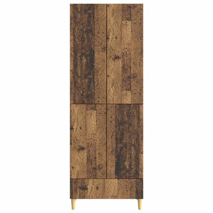 vidaXL Cabinet Set 2 pcs Old Wood Engineered Wood