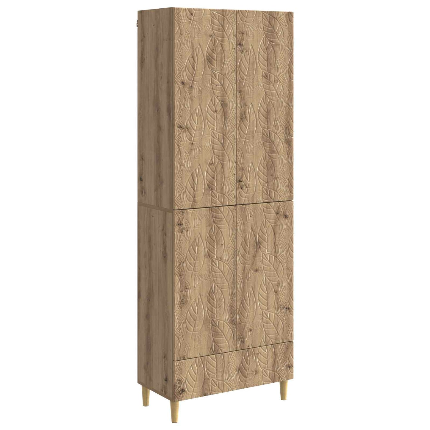 vidaXL Cabinet Set 2 pcs Artisan Oak Engineered Wood