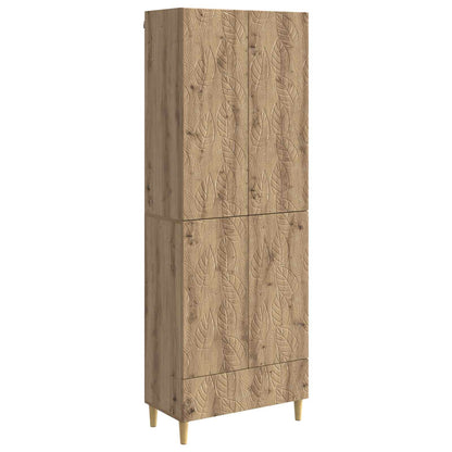 vidaXL Cabinet Set 2 pcs Artisan Oak Engineered Wood