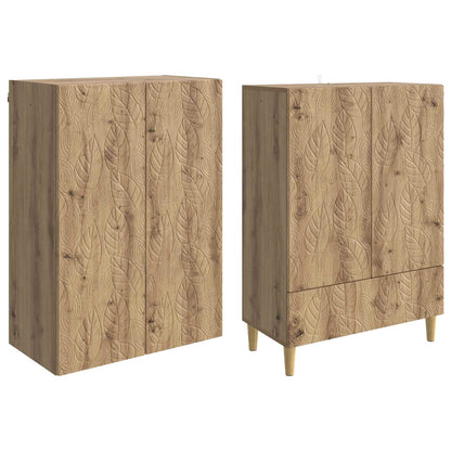 vidaXL Cabinet Set 2 pcs Artisan Oak Engineered Wood