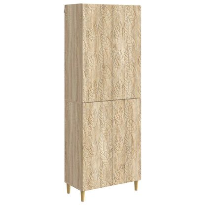 vidaXL Cabinet Set 2 pcs Sonoma Oak Engineered Wood