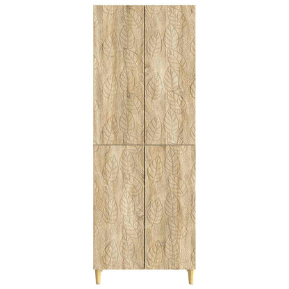 vidaXL Cabinet Set 2 pcs Sonoma Oak Engineered Wood
