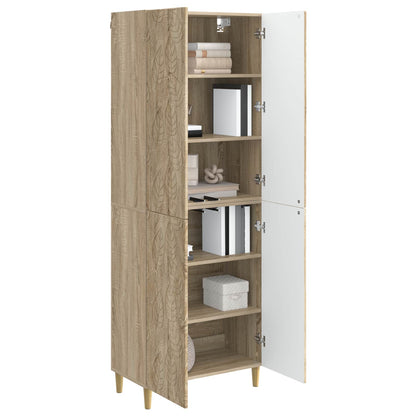vidaXL Cabinet Set 2 pcs Sonoma Oak Engineered Wood