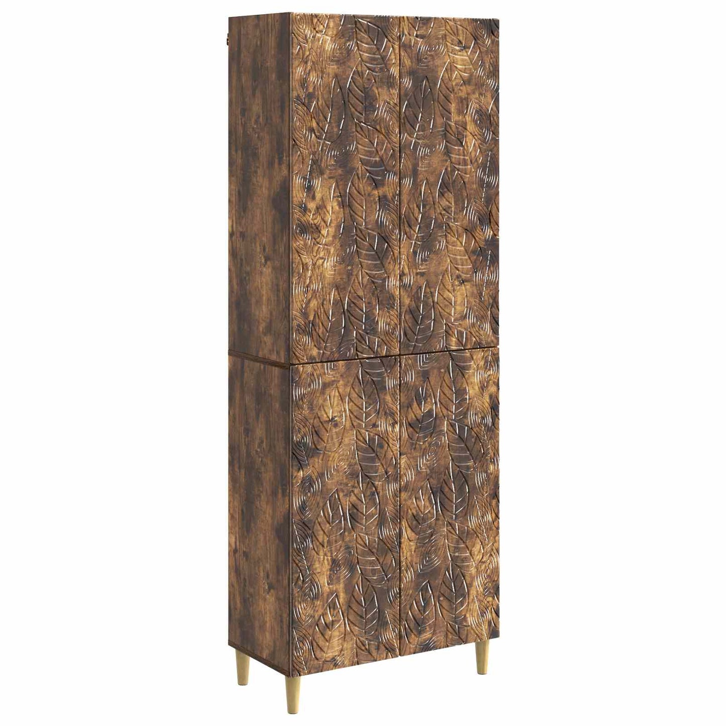 vidaXL Cabinet Set 2 pcs Smoked Oak Engineered Wood
