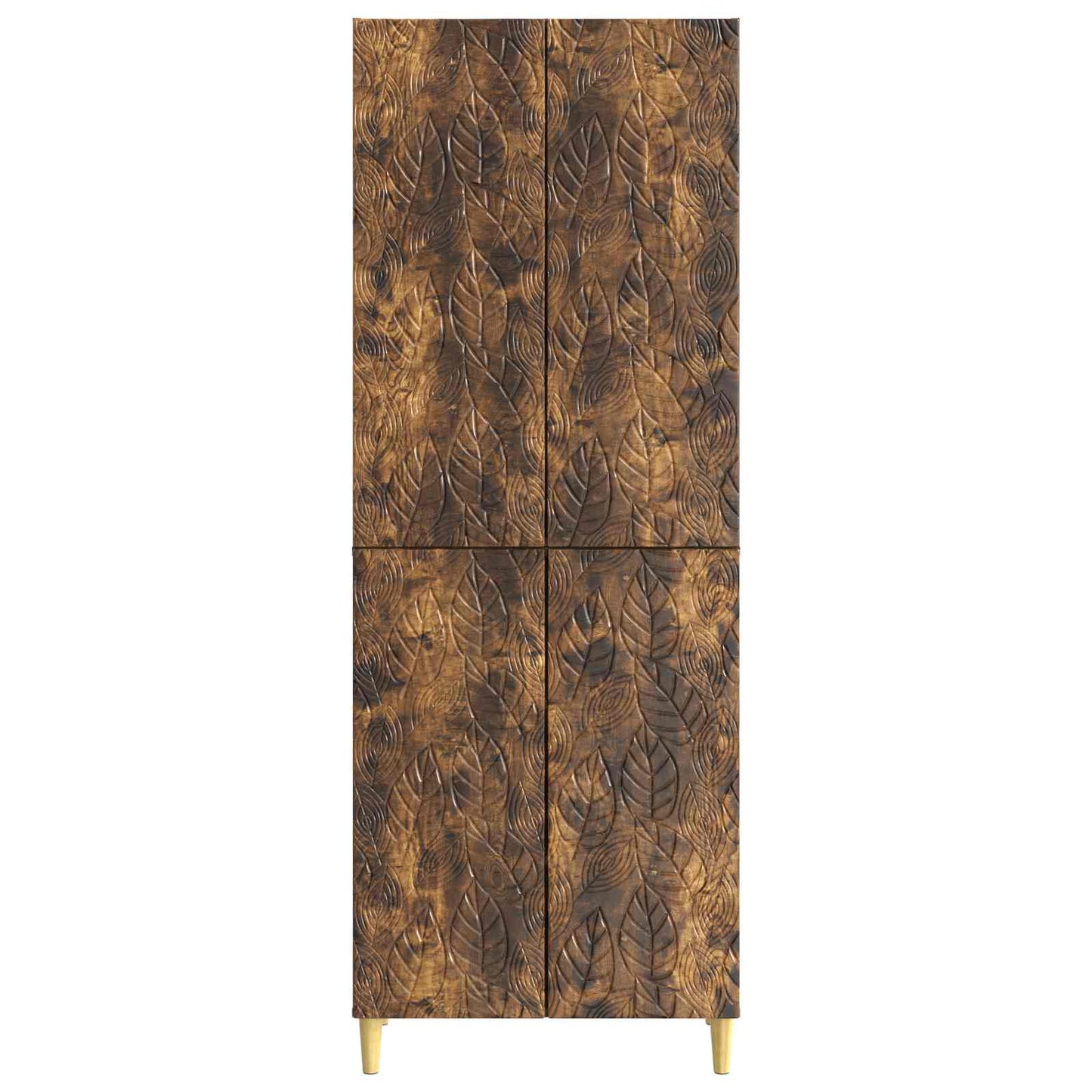 vidaXL Cabinet Set 2 pcs Smoked Oak Engineered Wood