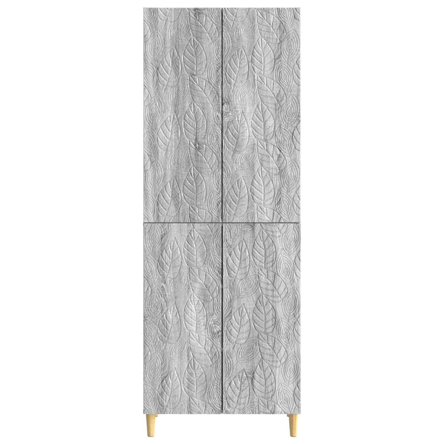 vidaXL Cabinet Set 2 pcs Grey Sonoma Engineered Wood