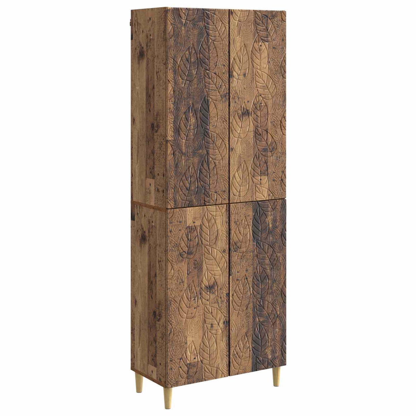 vidaXL Cabinet Set 2 pcs Old Wood Engineered Wood