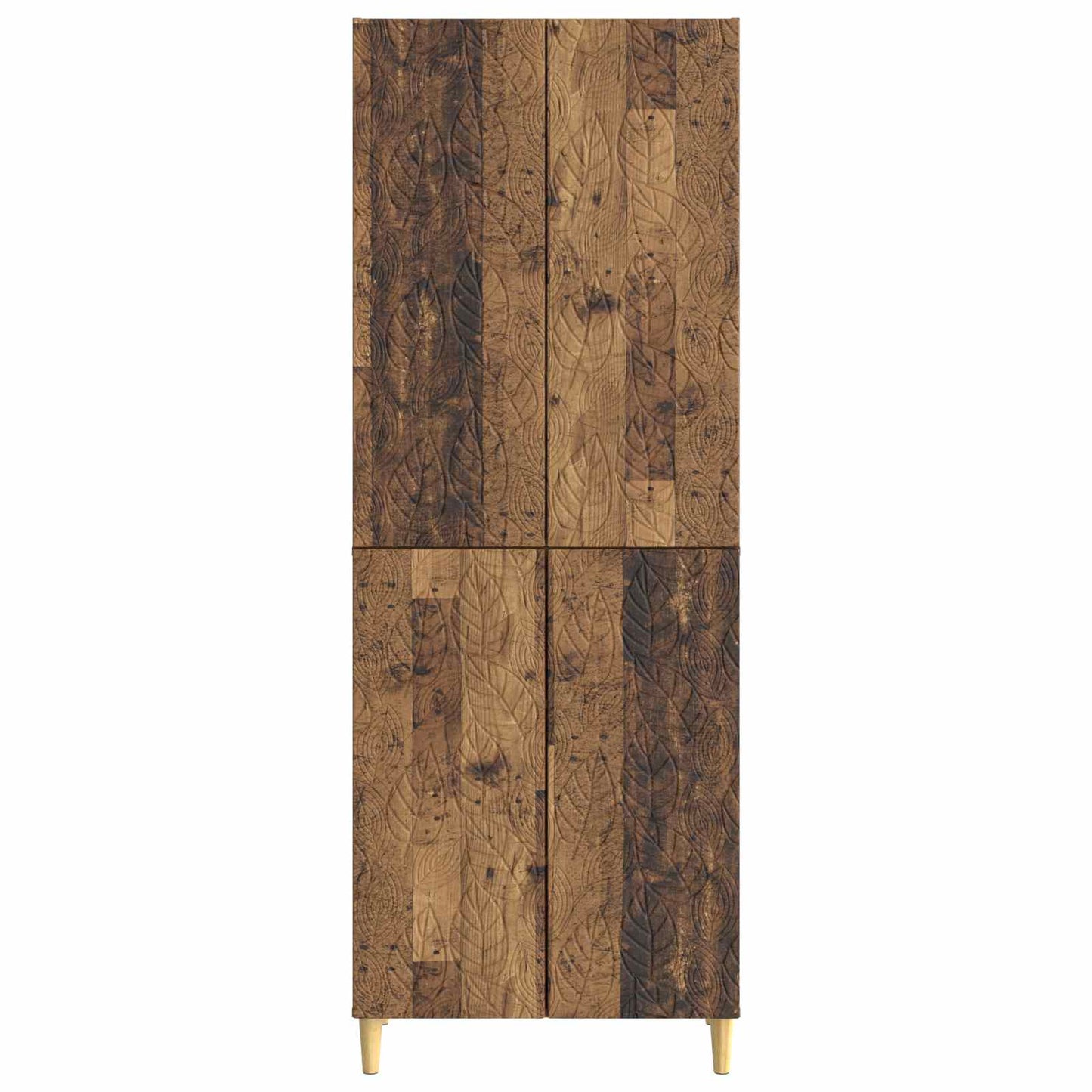 vidaXL Cabinet Set 2 pcs Old Wood Engineered Wood