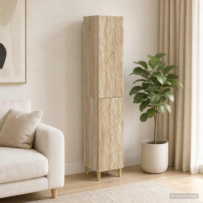 vidaXL Cabinet Set 2 pcs Sonoma Oak Engineered Wood