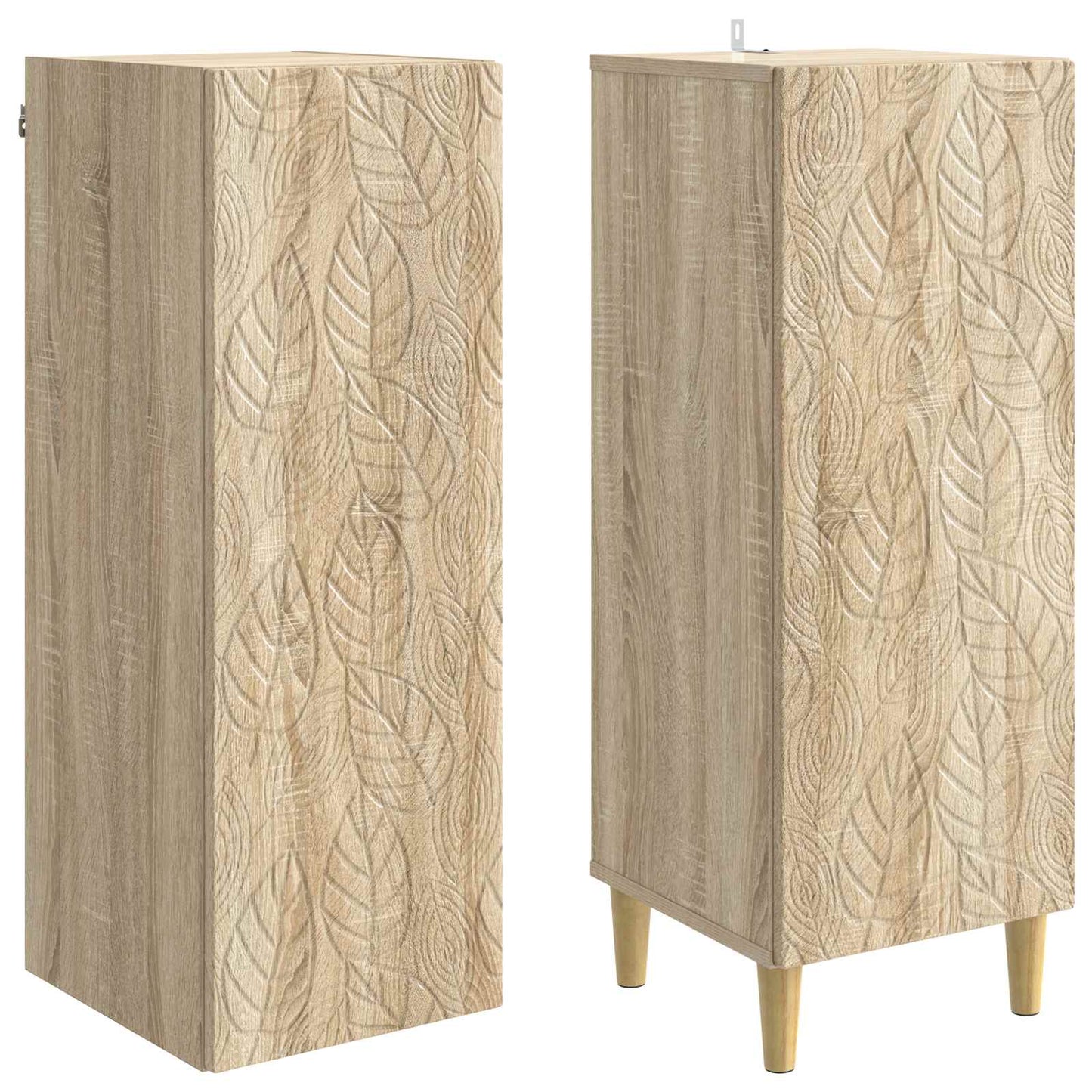 vidaXL Cabinet Set 2 pcs Sonoma Oak Engineered Wood