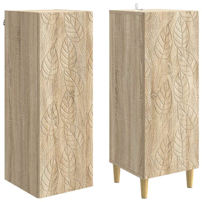 vidaXL Cabinet Set 2 pcs Sonoma Oak Engineered Wood