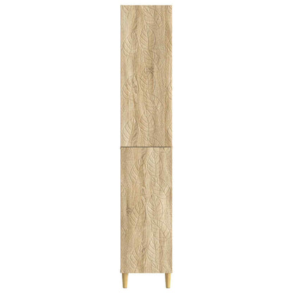 vidaXL Cabinet Set 2 pcs Sonoma Oak Engineered Wood