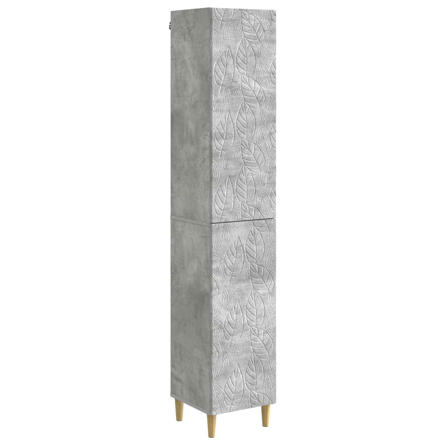 vidaXL Cabinet Set 2 pcs Concrete Grey Engineered Wood