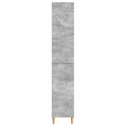 vidaXL Cabinet Set 2 pcs Concrete Grey Engineered Wood