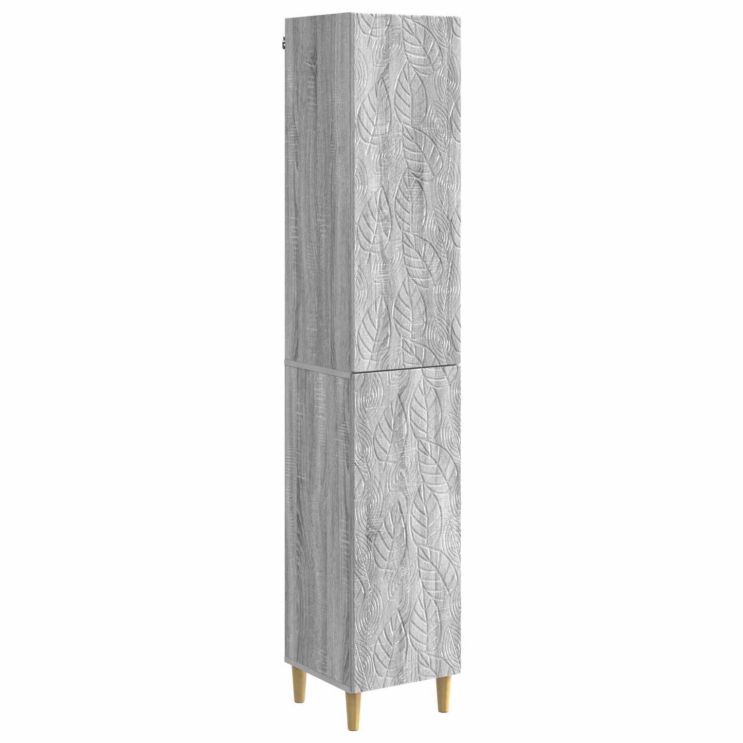 vidaXL Cabinet Set 2 pcs Grey Sonoma Engineered Wood