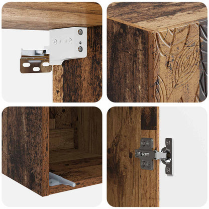 vidaXL Cabinet Set 2 pcs Engineered Wood