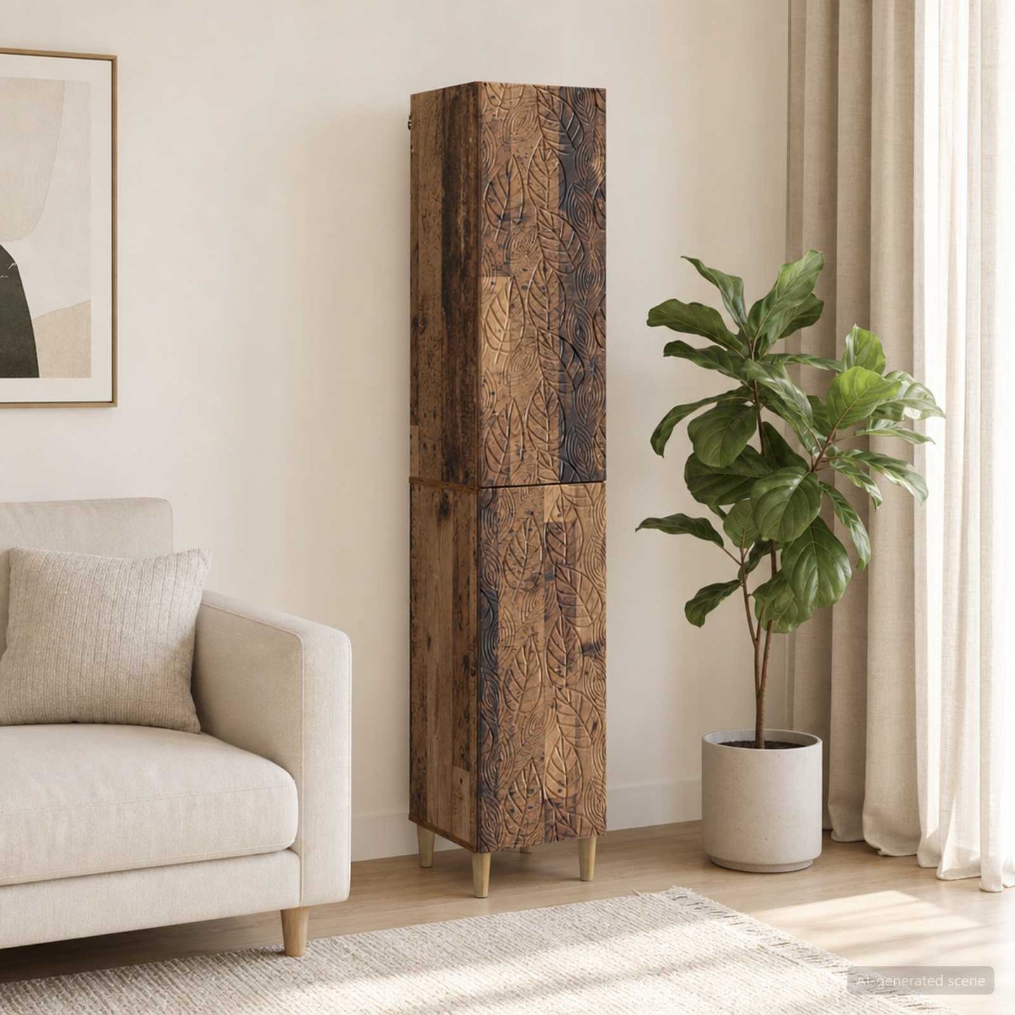 vidaXL Cabinet Set 2 pcs Engineered Wood