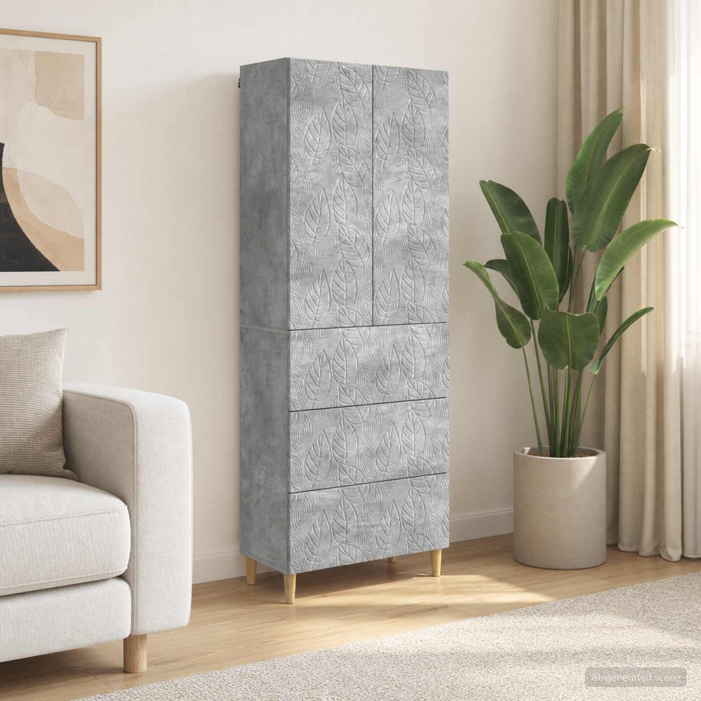 vidaXL Cabinet Set 2 pcs 66 x 34.5 x 90 cm Engineered Wood