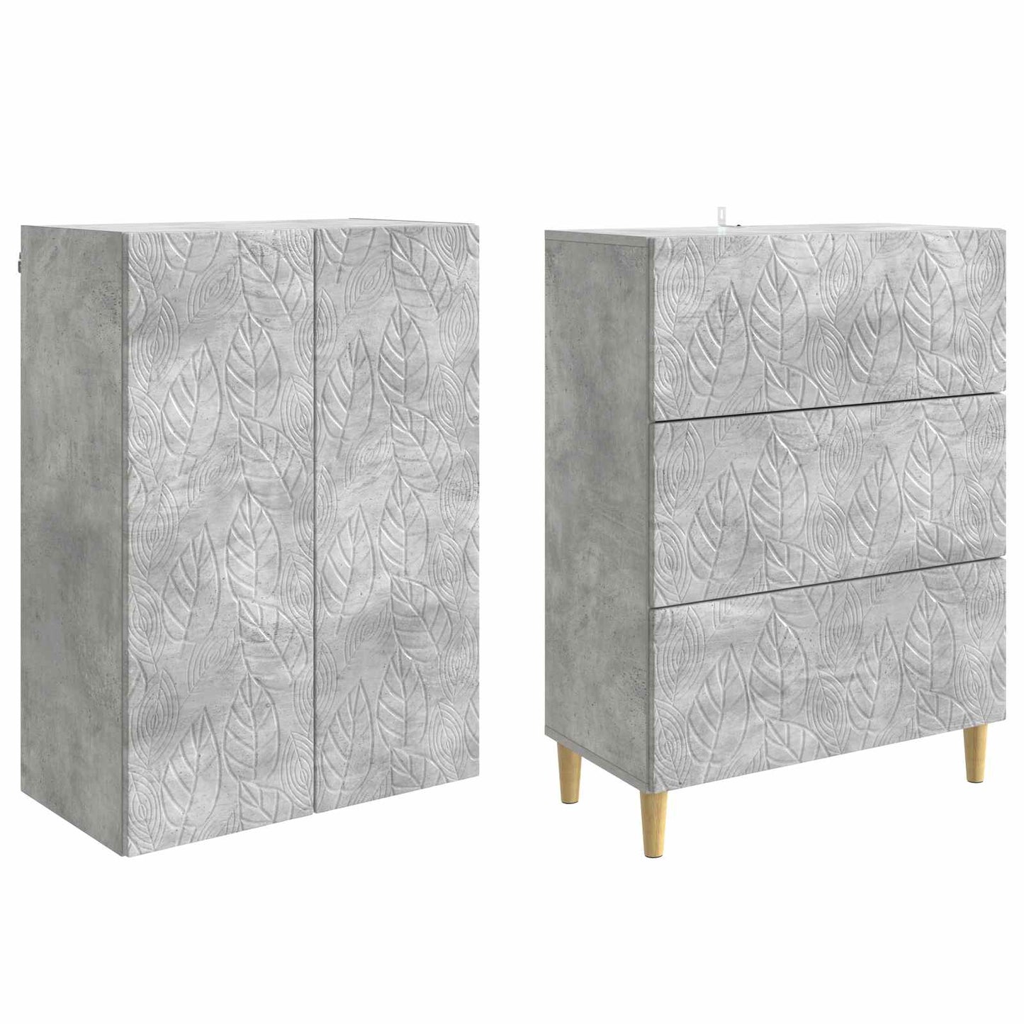 vidaXL Cabinet Set 2 pcs 66 x 34.5 x 90 cm Engineered Wood