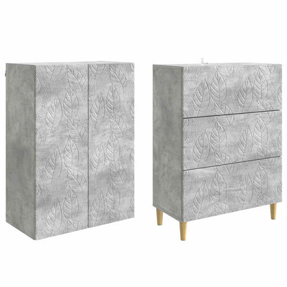 vidaXL Cabinet Set 2 pcs 66 x 34.5 x 90 cm Engineered Wood